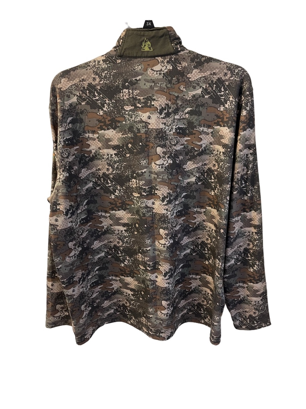 Rocky Men’s Camouflage Long Sleeve 1/4 Zipper Pullover Shirt Camo Sz XLT